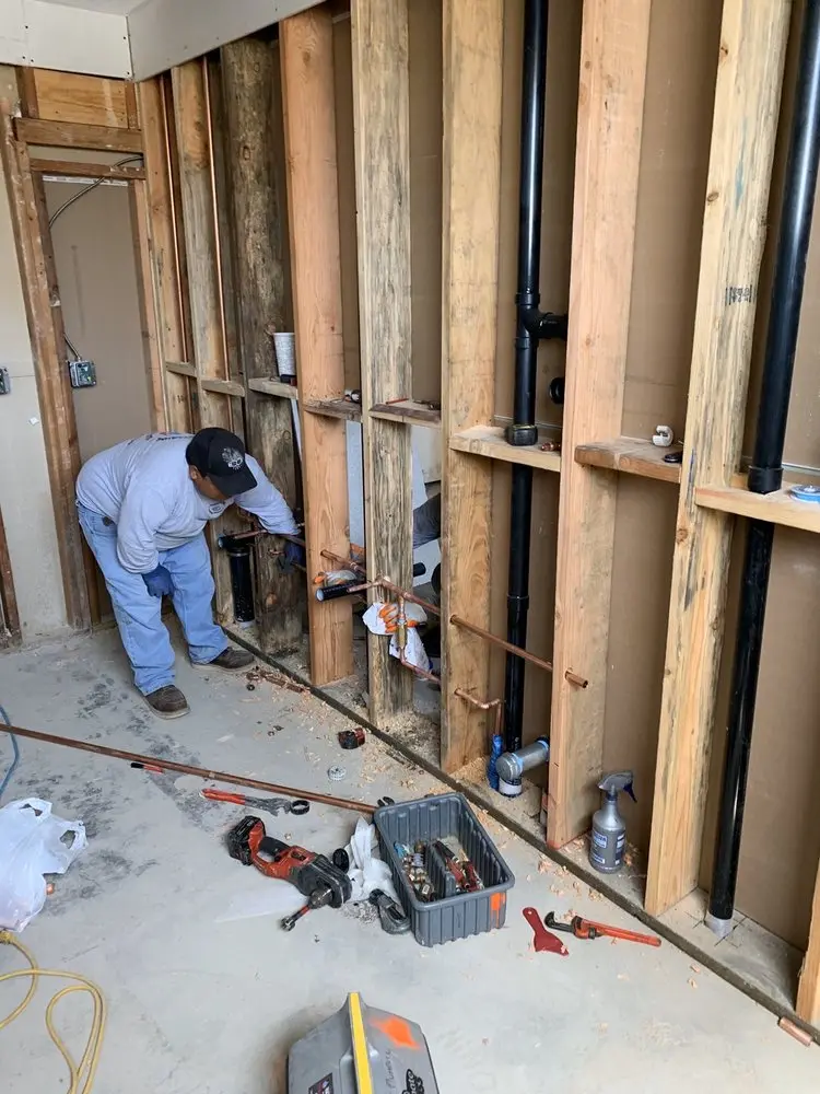 Commercial rough-in plumbing for Gas Line Repair in Fairmount